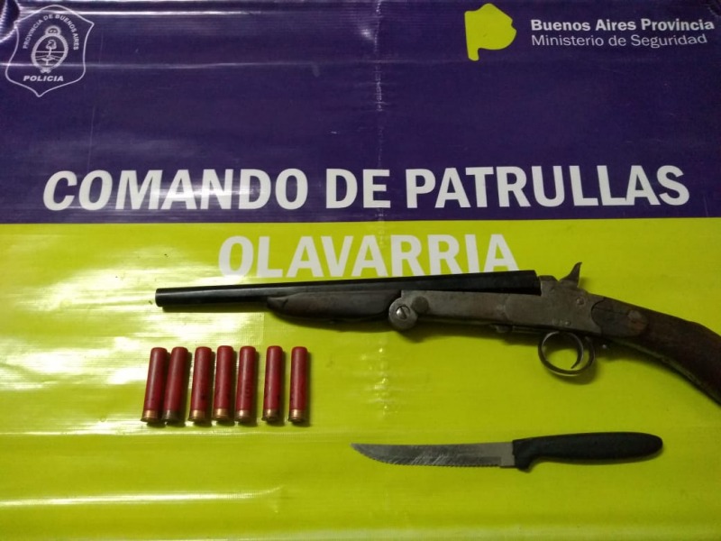 Amenaz a sus vecinos con un pistoln y fue aprehendido